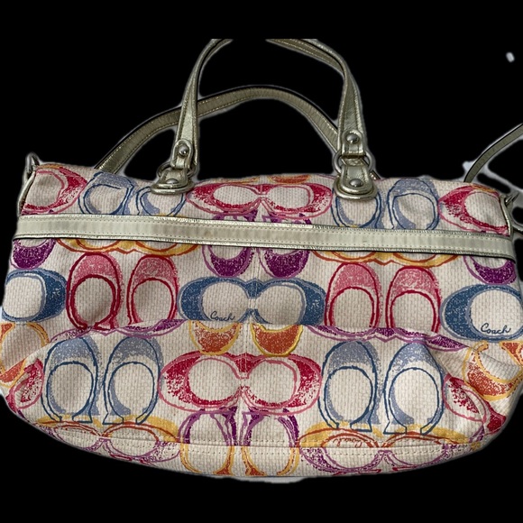 Coach Multi Color Messenger Handbag - Picture 5 of 5